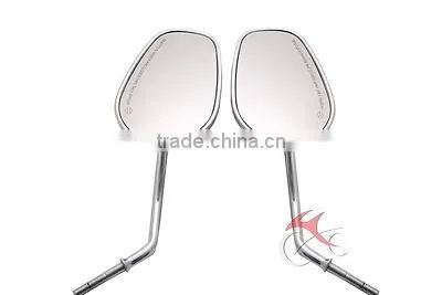 Black Teardrop Rearview Mirrors For Touring Fatboy XL 883 XR 1200 Dyna photo-3