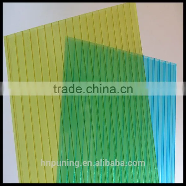 High Warranty Polycabonate Sheet Hollow PC Sheet 100% Virgin Bayer Material photo-5