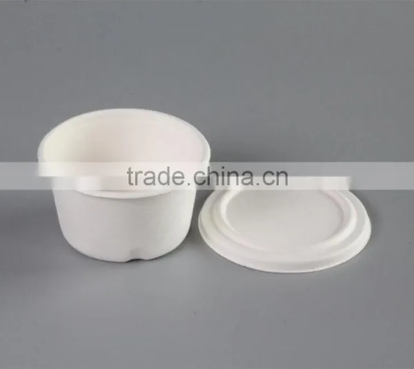 12OZ Compostable Bagasse350ml Deep Bowls With Bagasse Lid L047 photo-4