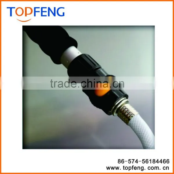 Garden Hose Adjustable Wash Brush With On/Off Bristle Brush photo-4