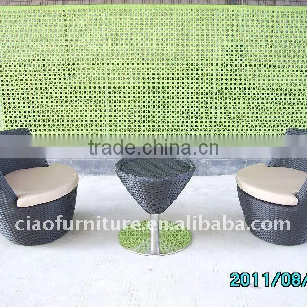 Patio Stacking Coffee Set Modern Coffee UV-proof Modern Tea Sets photo-3