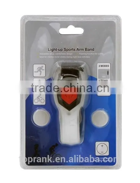 LED HIGH VISIBILITY SAFETY ARMBAND;flashing Led Armband for Jogging ;safety Lighted Armband photo-3