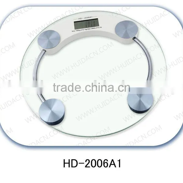 Tempered Glass Electronic Bathroom Body Weighing Scale