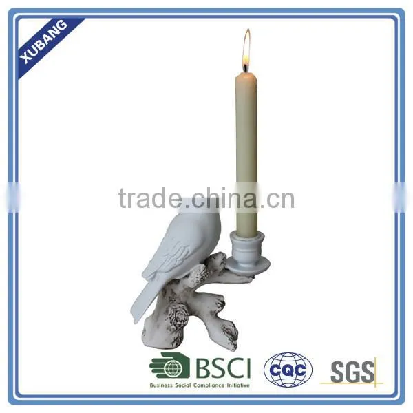Chinese Poly Resin Wholesale Best Seller Bird and Twig Candle Holder photo-4