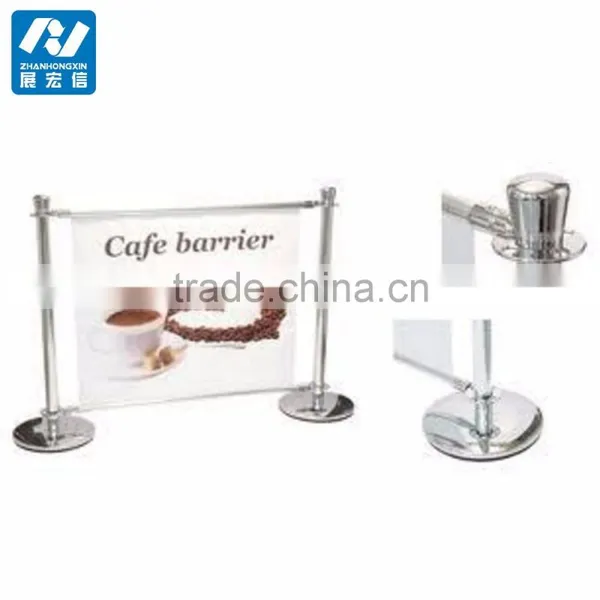 Sidewalk Cafe Banners & Barriers | Outdoor Sign Posts & Line Stands photo-3