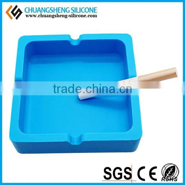 Men's Cigratte Silicone Tray, Table Ashtray, Smart Candy Color Ash Plate photo-3