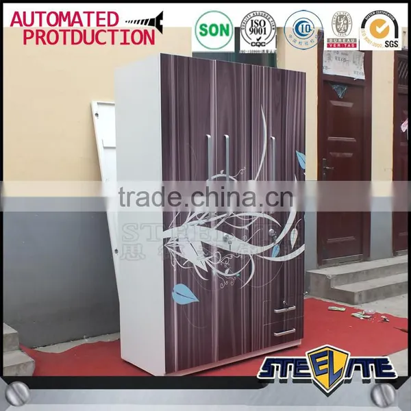Hot Sale Indian Almirah Steel Home Use Wardrobe Household Clothes Closet photo-2