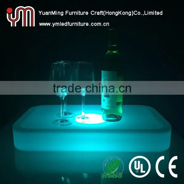 Square Illuminated Led Serve Tray Plate photo-4