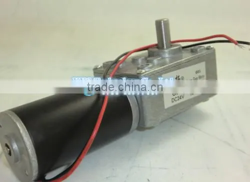GW31ZY DC24V 15r/min Rated Speed 11r/min Rated Torque 30kg.cm 1.2A Worm Gear Motor Tank Model Drive Motor Robot Model photo-2