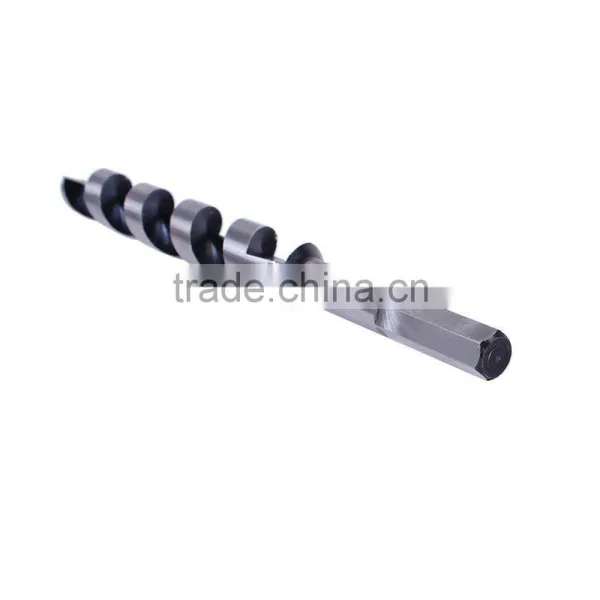 High Carbon Steel SDS Auger Drill Bit Brad Point Drilling Hex Shank Spiral Wood Drills With Thread Tip photo-4