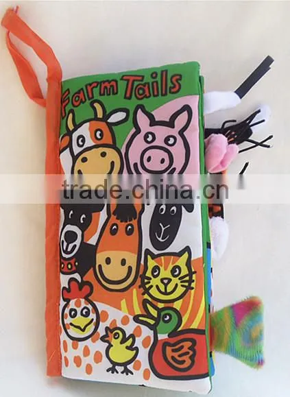 New Born Baby Infant Developmental Soft Animal Cloth Book photo-5