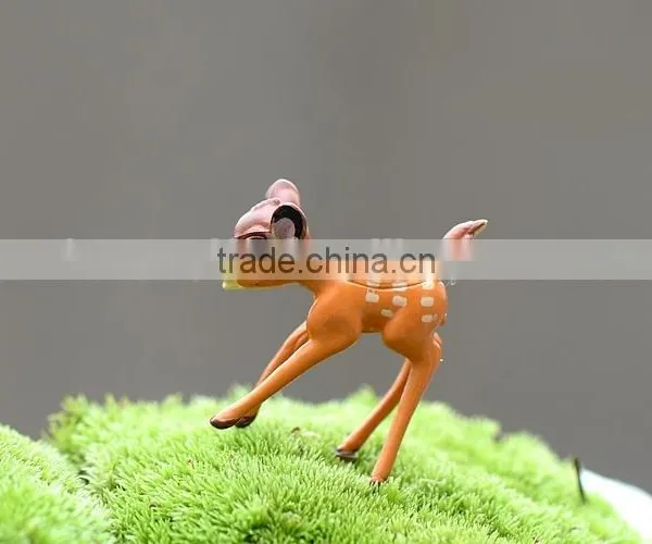 Mini CUTE Fashional Resin Decoration, Mini Bambi Micro Landscape More Meat Landscape Gardening DIY Furnishing Articles photo-3