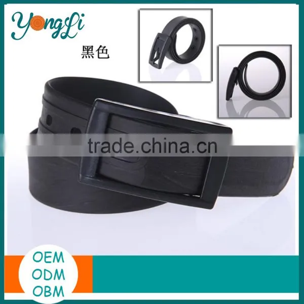 Wholesale Silicone Unisex Fashion Rubber Silicone Belts photo-2