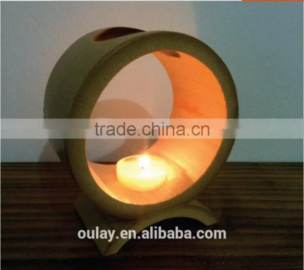 House Decoration Beautiful Bamboo Candle Holders photo-5
