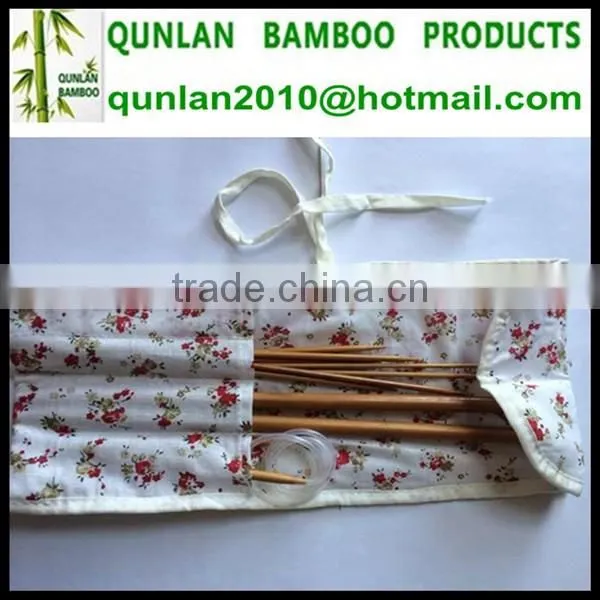 Cloth Bag Packing Bamboo Knitting Needle Set photo-2