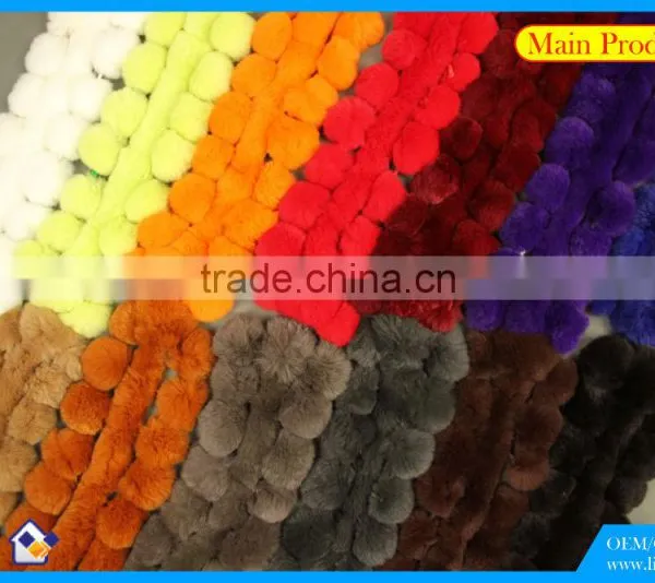 High Quality Knitted Rex-Rabbit Scarf photo-6