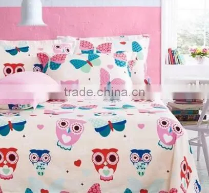Cotton Dormitory Single Cotton Double Simple Single Sheets Cartoon Flat Sheets photo-3