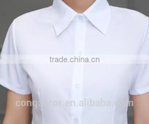 Made to Measure Cotton Shirt for Office Women photo-4
