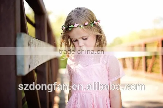 Guangzhou Kid Garment Factory Baby Boutique Wholesale White Dress Lace Baby Frock Patterns photo-5