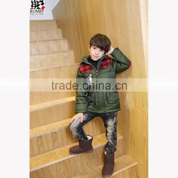Boys Winter Coat Fashion Down Jacket photo-3