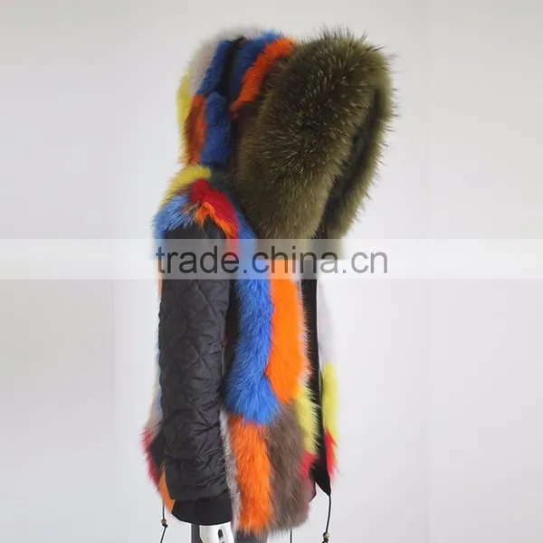 Myfur Customized Men Parka Jackets With Real Fur Lining And Hood Trimmed photo-6