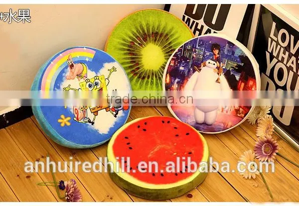 R1929H Hot Selling Summer Fruit Round Pet Cushion Cat Dog Mat Pet Pad Bed photo-3