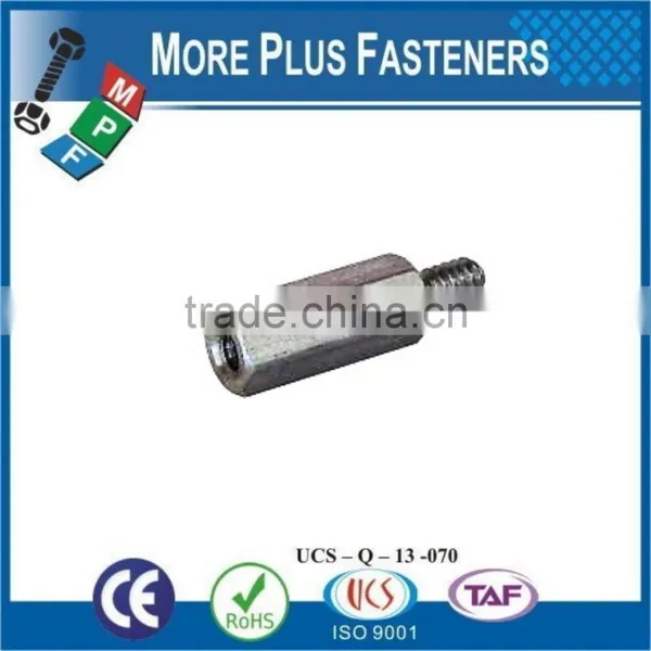 Made in Taiwan Diameter Hex Stainless Steel Extended Standard Hex Brass Spacer Standoff Nut photo-2