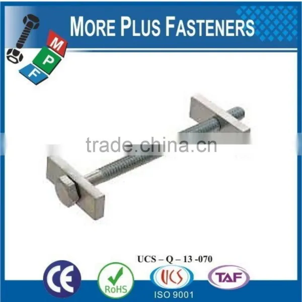 Made In Taiwan Brass Closet Hex Head Zinc Plated Draw Bolt photo-5