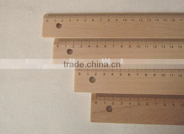 Hot Selling Top Quality Straight School Wooden Ruler for Promotion 30cm