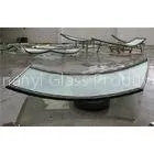 Curved Thermal Insulated Glass For Building , Sound Insulation