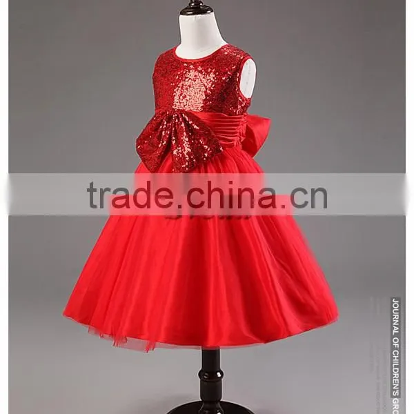 Creazy Hot Sell Girls Dress Beautiful Princess Party Dress High Quality Wedding Dress for Girls With Sequins photo-3
