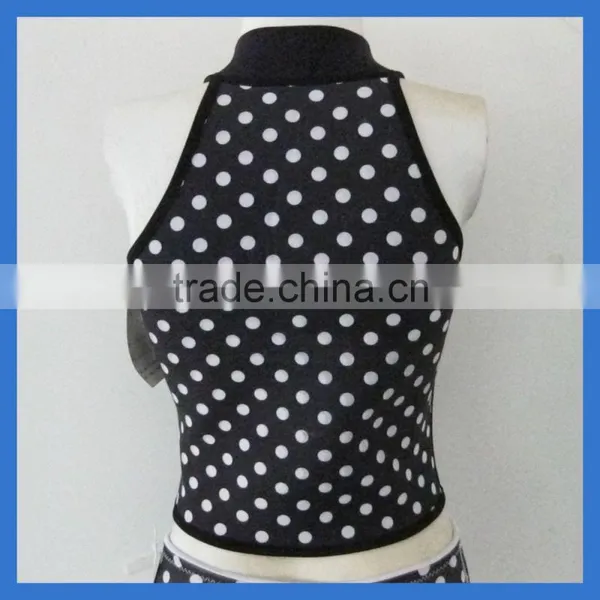 Swimwear & Beachwear Lycra Suit Neoprene Lining Fabric Swimwear photo-3