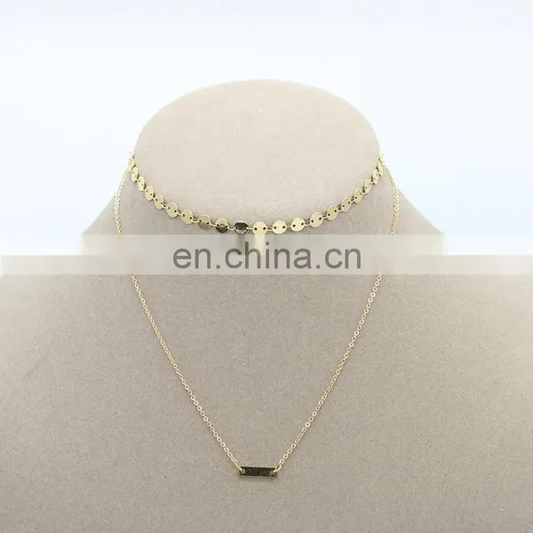 Fashion Long Chain Necklaces Thin Chain Choker Necklace photo-3