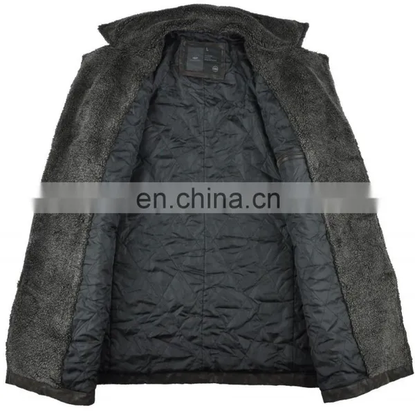 2015 Last Fashion Mens Hot Selling Handsome pu Leather Mens Long Coat photo-2