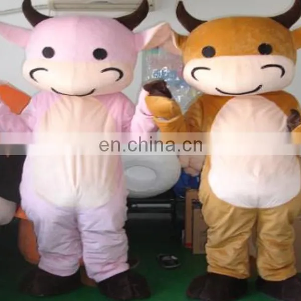 Christmas Cartoon Adult Cow Costume,cow Mascot Costume