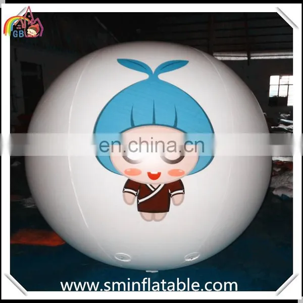 Commercial Inflatable Helium Sphere, Inflatable Sky Floating Cow Helium Animal Balloon for Advertising photo-2