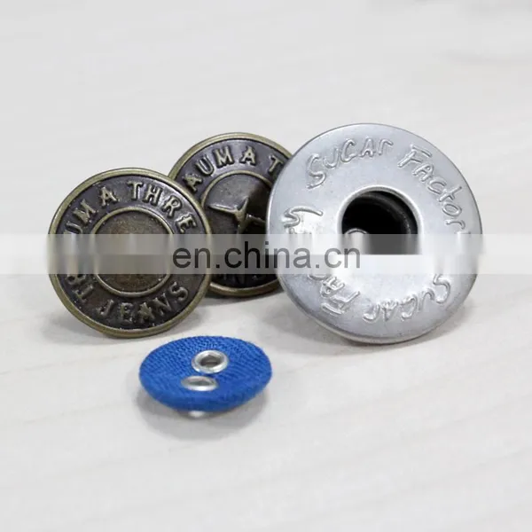 Custom Jeans Rivets Buttons