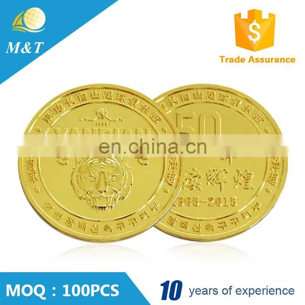 Wholesale Cheap Hot Selling Custom Metal Football Club Coins photo-5