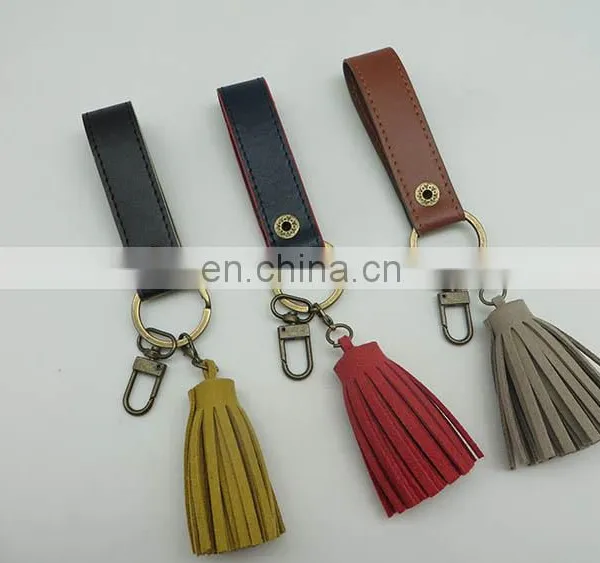 Various Kinds Personalized Design PU Leather Souvenir Keychain photo-5