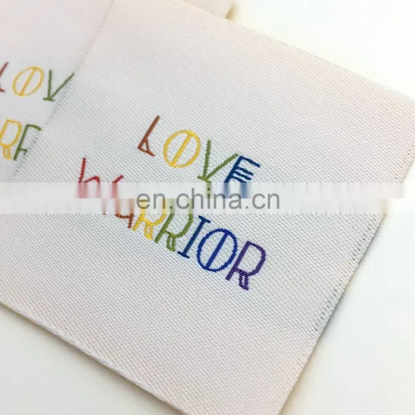 Custom Design Oblong Cheap Price Printed Clothing Logo Label photo-6