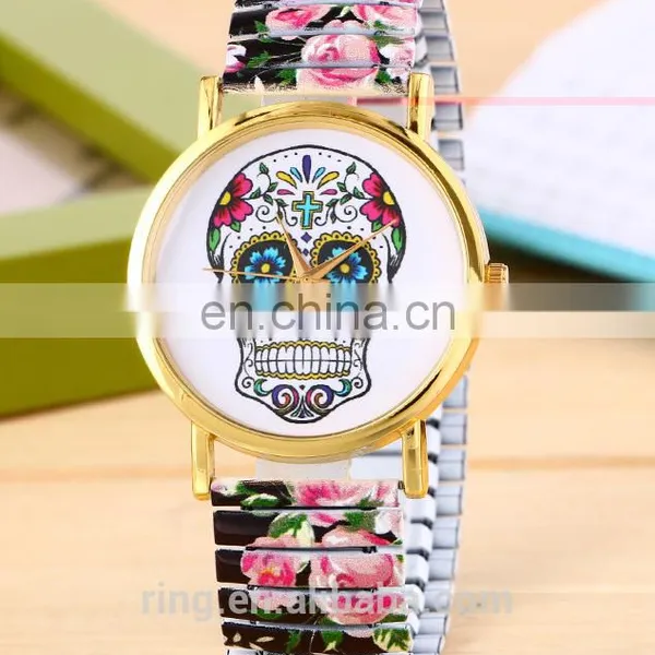 Newest Custom Hot Selling Products Fashion Women Skull Watch photo-4