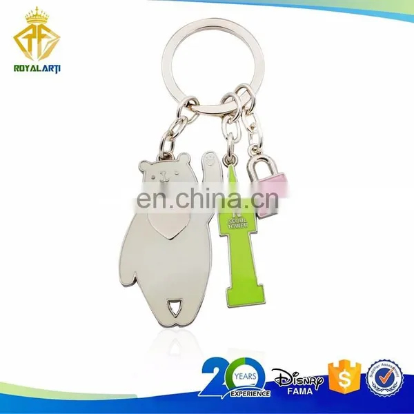 Factory Custom Soft Enamel Metal Keychain With Company Logo photo-5