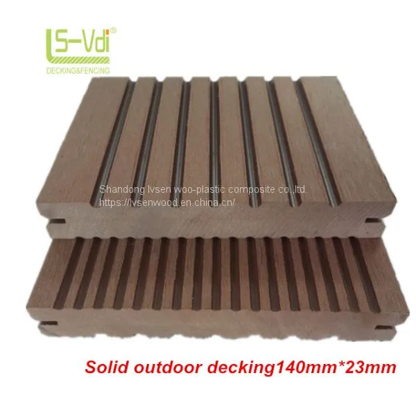 Anti Crack Traditional Wpc Hollow Decking photo-4