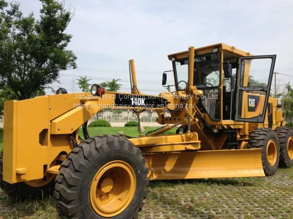 Used Original Japan CAT 140K Motor Grader photo-2
