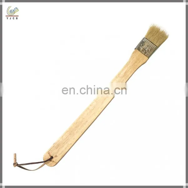 Popular Wood Long Handle Bbq Grill Brush