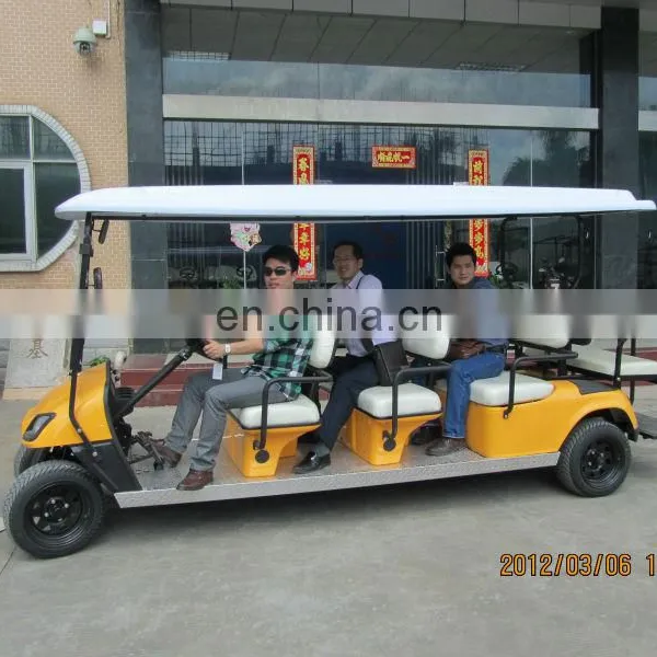 Green 8 Seater Electric Utility Vehicle for Sightseeing and Recreation photo-3