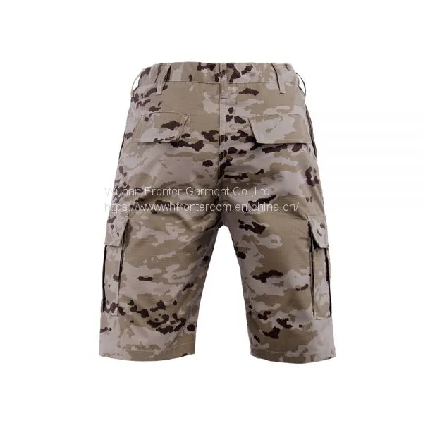 Camo Casual Cargo Short Pants in Stock Factory photo-3