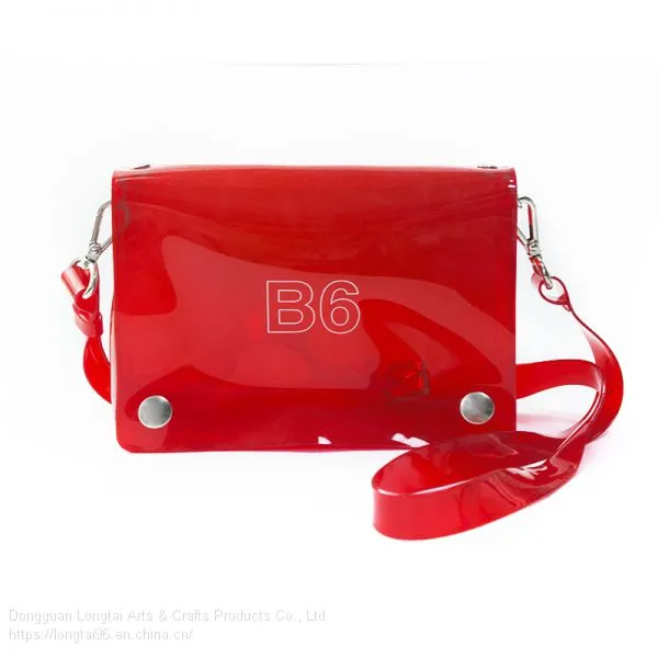 Custom PVC Bag Side Gusset Bag Screen Printing PVC Tote Bag