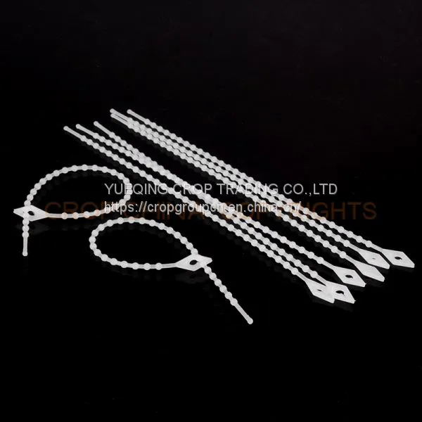 Nylon Knot Ball Type Removable Bead Cable Tie photo-5