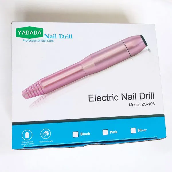 Electric Nail File Drill Nail File Machine Silver photo-2